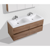 Mueble Lavabo + Lavabo 144cm Montado Siena Nogal