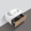 Mueble De Baño Montado 90cm Palio, Blanco / Roble Claro