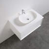 Mueble De Baño Montado 90cm Palio, Blanco Mate