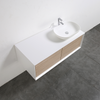 Mueble De Baño Montado 120cm Palio, Blanco / Roble Claro