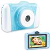 Agfa Photo Realikids Cam 2 - Cámara Digital Para Niños, Hd Con Ranura Para Tarjeta Sd De Hasta 32gb | Cámara Infantil Con Empuñadura Sólida | Diseño Ergonómico - Azul