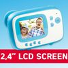 Agfa Photo Realikids - Cámara Instantánea Para Niños - Foto/vídeo, Pantalla Lcd 2.4", Ranura Para Tarjeta Micro Sd, Batería De Litio, Espejo Para Selfies Y Filtro De Fotos - Azul"