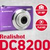 Agfa Photo Realishot Dc8200 - Cámara Digital Compacta (18mp, Vídeo Full Hd, Pantalla Lcd De 2,7", Zoom Óptico 8x, Tarjeta Sd De 16gb) Violeta