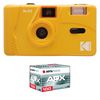 Kodak M35 - Cámara Recargable De 35 Mm, Objetivo Gran Angular Fijo, Visor Óptico, Flash Incorporado, Pila Aaa