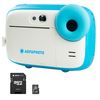 Agfa Photo Pack Realikids Instant Cam + 1 Tarjeta Micro Sd 32gb - Cámara Instantánea Para Niños, Pantalla Lcd De 2,4', Batería De Litio, Espejo Selfie Y Filtro Fotográfico - Azul