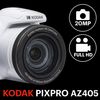 Kodak Pack Bridge Digital Pixpro Astro Zoom Az405 + Tarjeta Kodak Ultra High Speed U1 32gb Sdhc - Cámara De 20 Megapíxeles, Zoom X40, Gran Angular, Lcd, Vídeo Full Hd 1080p, Ois, Pila Aa - Blanco
