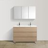 Mueble Lavabo + Lavabo 120 Cm Montado - Roble Claro Verona