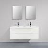 Mueble Lavabo  + Lavabo Doble 120 Cm Montado - Blanco Piacenza