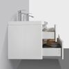 Mueble Lavabo  + Lavabo Doble 120 Cm Montado - Blanco Piacenza