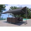 Toldo Doble Pendiente Gris 4x3m Iseo