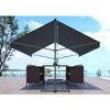 Toldo Doble Pendiente Gris 4x3m Iseo