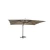 Parasol Rectangular Con Led Crudo 395 X 295 Cm Calvia