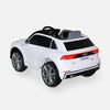 Audi Q8 Coche Eléctrico Blanco 12v, 1 Plaza, 4x4 Para Niños Con Radio