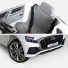 Audi Q8 Coche Eléctrico Blanco 12v, 1 Plaza, 4x4 Para Niños Con Radio