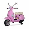 Vespa 12v Scooter Eléctrico Para Niños, 1 Plaza, Rosa