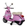 Vespa 12v Scooter Eléctrico Para Niños, 1 Plaza, Rosa