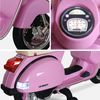 Vespa Rosa Px150, Scooter Eléctrico Para Niños 12v 4.5ah, 1 Asiento