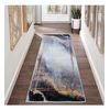 Alfombra De Interior Gold 80 X 150 Cm - Blanco