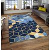 Alfombra De Interior Luxe 160 X 230 Cm - Azul