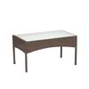 Tulum - Conjunto Muebles De Jardin De Resina Trenzada - Marron Beige