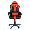 Ghost - Silla De Oficina Con Ruedas Gamer - Ajustable En Altura De 114 A 123 Cm - Moderna Y Cómoda - Rojo