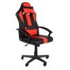 Ghost - Silla De Oficina Con Ruedas Gamer - Ajustable En Altura De 114 A 123 Cm - Moderna Y Cómoda - Rojo