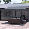 Toldo Manual Gris De 4x3 m Adro