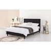 Cama De Terciopelo Negro 140x190 Cambridge