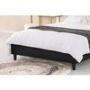 Cama De Terciopelo Negro 140x190 Cambridge