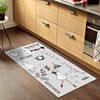 Alfombra De Cocina 40 X 60 Cm - Gris