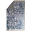 Alfombra De Salón Medaillon 80 X 150 Cm - Azul