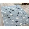 Alfombra Infantil Estrella 120 X 160 Cm - Gris