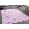 Alfombra Infantil Estrella 120 X 160 Cm - Rosa