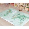 Alfombra Infantil World 100 X 160 Cm - Verde