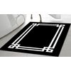 Alfombra De Baño 50 X 80 Cm - Negro