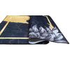 Alfombra De Interior Leaf 160 X 230 Cm - Negro