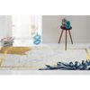 Alfombra De Interior Leaf 120 X 180 Cm - Blanco