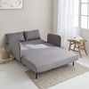 Sofá Cama De Tela Gris Claro  | Sweeek