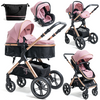 Carrito De Bebé Tres Piezas Bebelissimo Premium Convertible 0-22 Kg