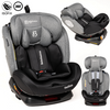 Silla De Coche - Grupo 0+/1/2/3 - Isofix - Giratoria 360° - 0-36kg - Hellios - Bebelissimo - Gris