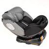 Silla De Coche - Grupo 0+/1/2/3 - Isofix - Giratoria 360° - 0-36kg - Hellios Plus - Bebelissimo - Gris