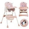 Trona Para Bebe , Convertible En Silla - 2 En 1 - Doble Bandeja, Trona Evolutiva - Tronas De Bebe - Trona Convertible - 6 Meses - 20 Kg - Disco Pinguin