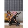 Bebelissimo - Carrito De Bebé Tres Piezas 3 En 1 - Silla De Paseo Para Niños - Carricoche De 3 Piezas - 0-22kg - Nicea - Black