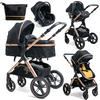 Carrito De Bebé Tres Piezas Bebelissimo Premium Convertible 0-22 Kg - Gold Edition