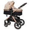 Bebelissimo - Carrito De Bebé - 2 En 1 - Silla De Paseo Para Niños - Carricoche Convertible - 0-22kg - Nya - Beige