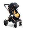 Bebelissimo - Carrito De Bebé - 2 En 1 - Silla De Paseo Para Niños - Carricoche Convertible - 0-22kg - Nya - Gold