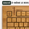 Teclado De Madera Y Mouse Inalámbrico: Combine Estilo Y Funcionalidad En Su Escritorio Con Este Juego Inalámbrico, Perfecto Para El Trabajo O El Tiempo Libre | Marrón | Trendyflair