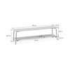 Mueble Tv Decoración Madera Estructura Acero 150cm L Sweeek