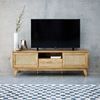 Mueble Tv Con Puertas Correderas, Caña 150cm I Sweeek