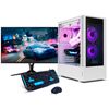 Pack Gaming Completo By Neo-pc - Amd Ryzen 5 4600g 3.7 Ghz -16gb Ram - 480 Gb Ssd - Monitor 27" Fullhd + Teclado Y Ratón - Windows 11